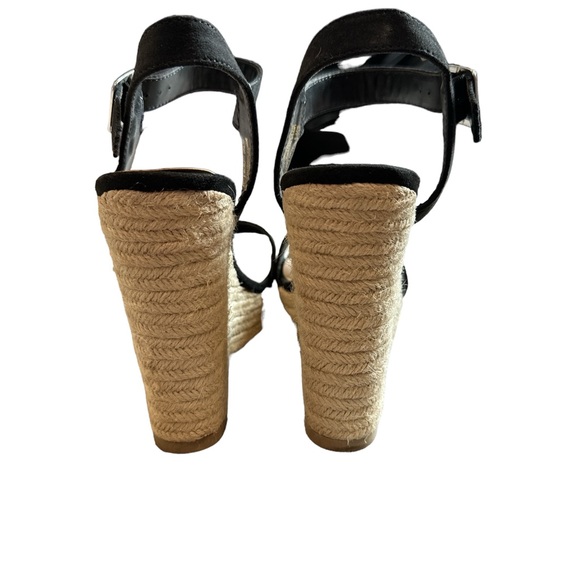 Lulu's Size 8 suede espadrille wedges - Picture 3 of 5